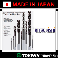 Highly efficient drill with long service life. Manufactured by Mitsubishi Materials & Kyocera. Made in Japan